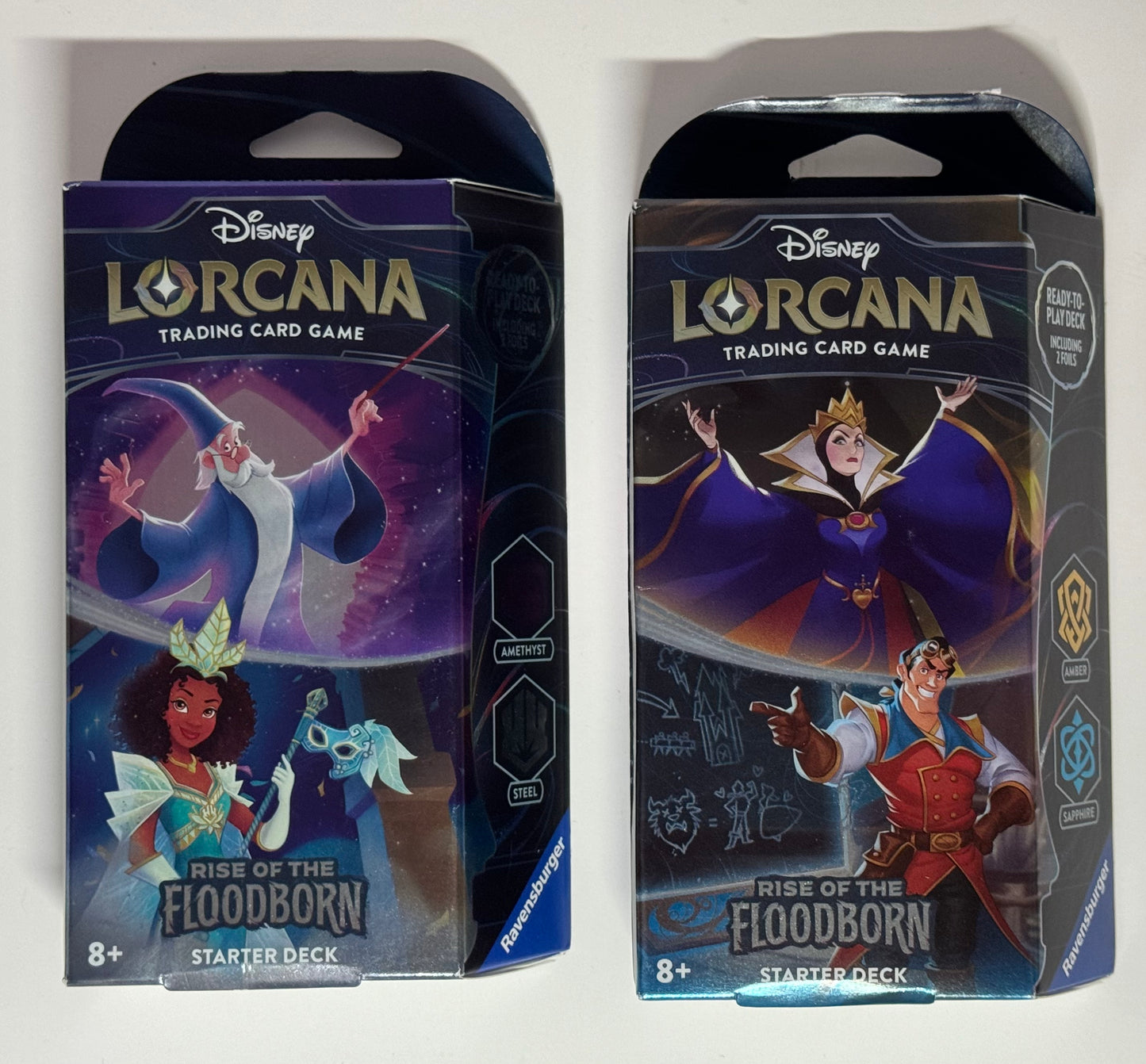 Disney Lorcana Rise of the Floodborn Starter Deck - Set of 2