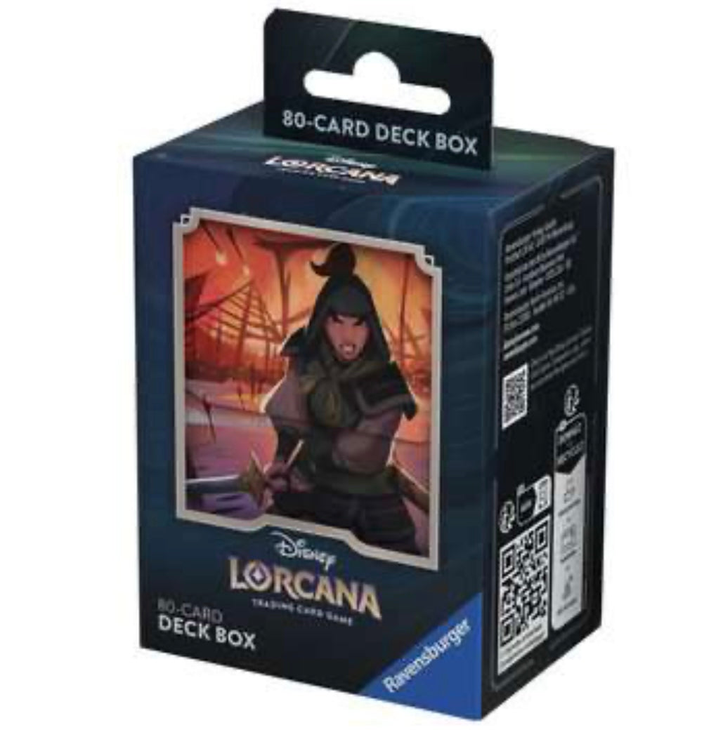Disney Lorcana: Rise of the Floodborn TCG Deck Box - Mulan