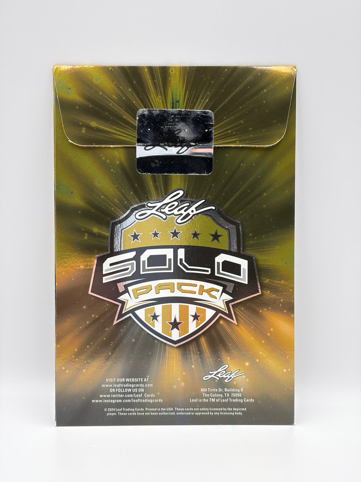 2024 Leaf Electrum Football Factory Solo Edition Pack