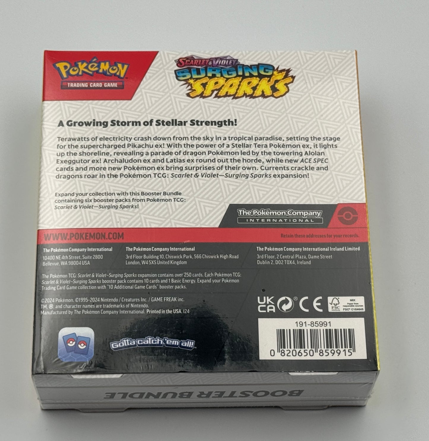 Surging Sparks Booster Bundle - SV08: Surging Sparks (SSP)