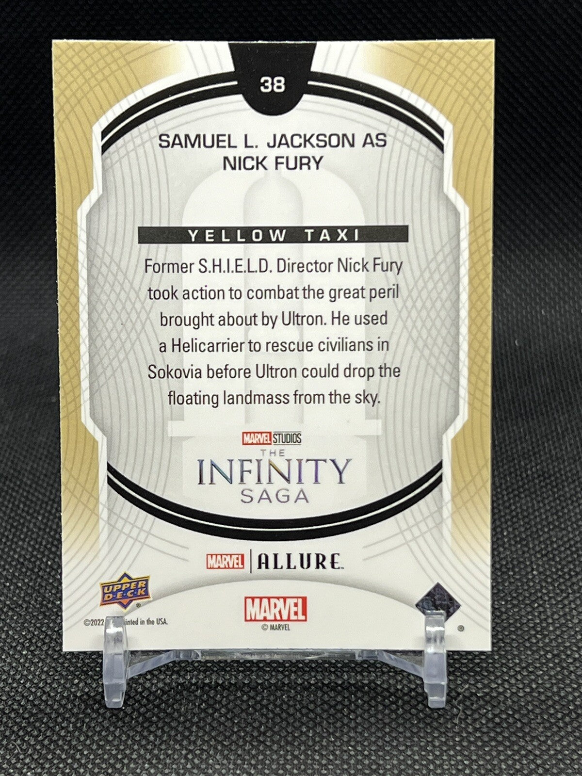 Nick Fury - 2022 Allure Marvel MCU Yellow Taxi SP - Age Of Ultron #38