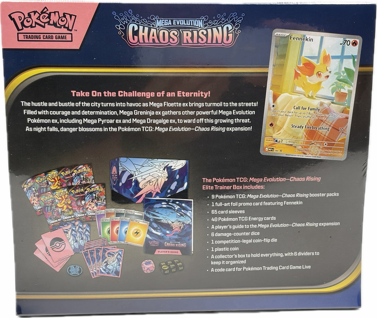 Pokémon Mega Evolution Chaos Rising Elite Trainer Box