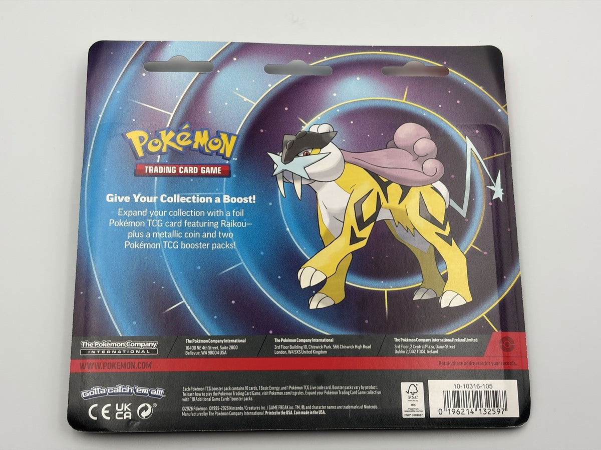 Pokemon Mega Evolution & Phantasmal Flames 2-Pack Blister Sealed - Raikou