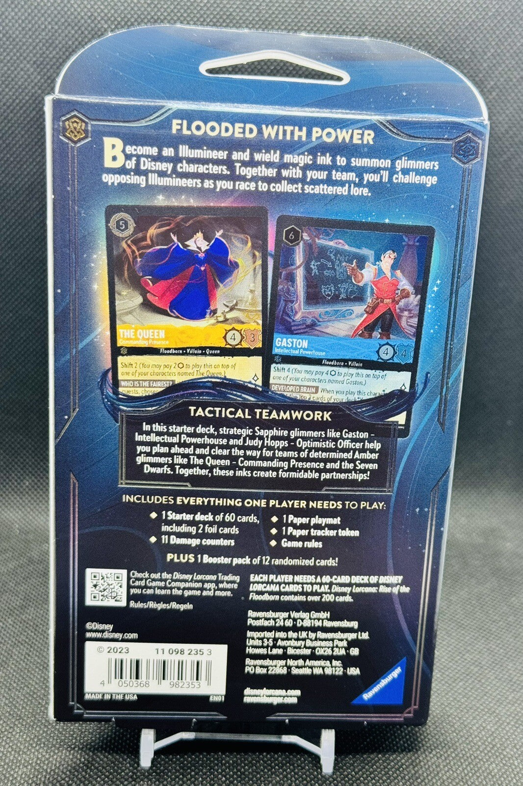 Disney Lorcana: Rise of the Floodborn Starter Deck - Amber and Sapphire