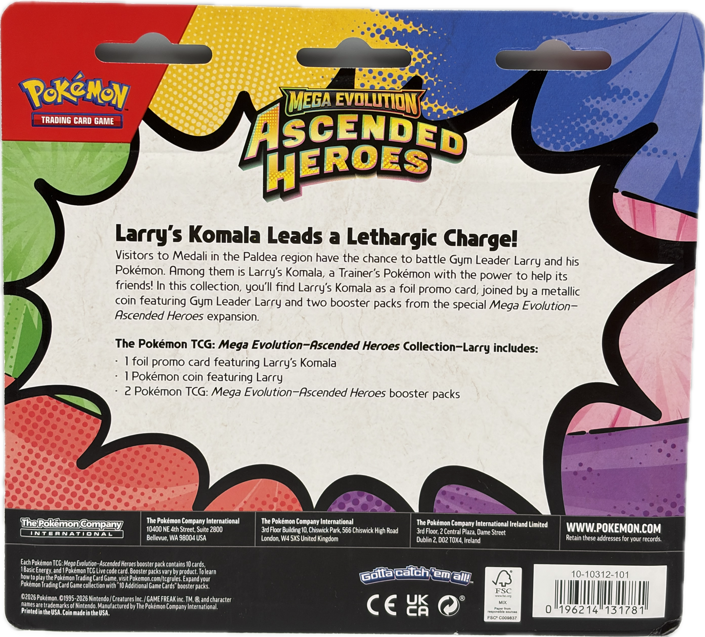 Pokémon Mega Evolution: Ascended Heroes Collection - Larry