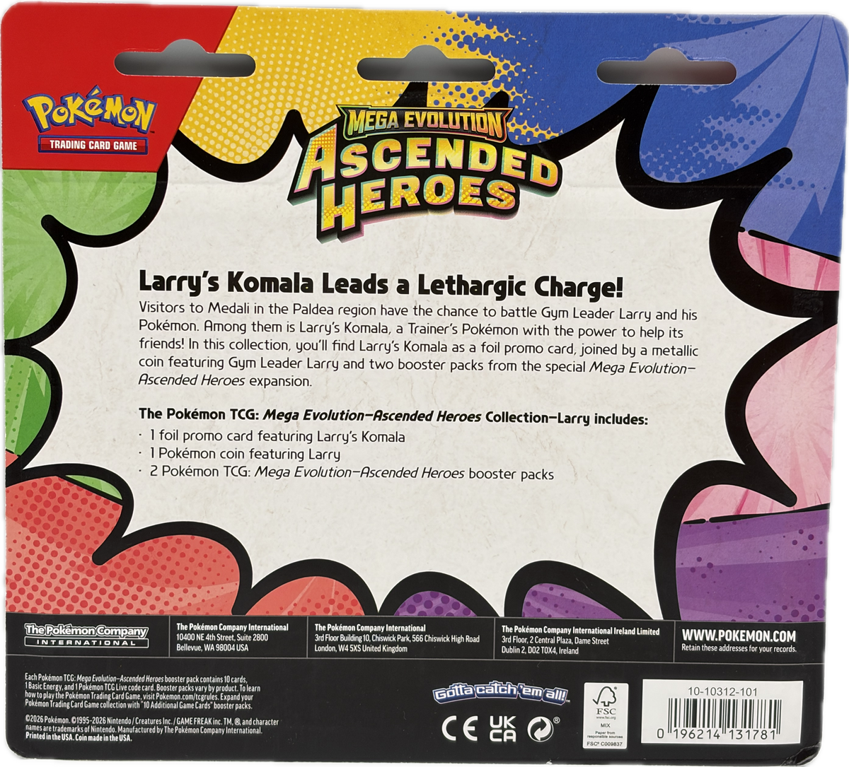 Pokémon Mega Evolution Ascended Heroes Collection [Larry]