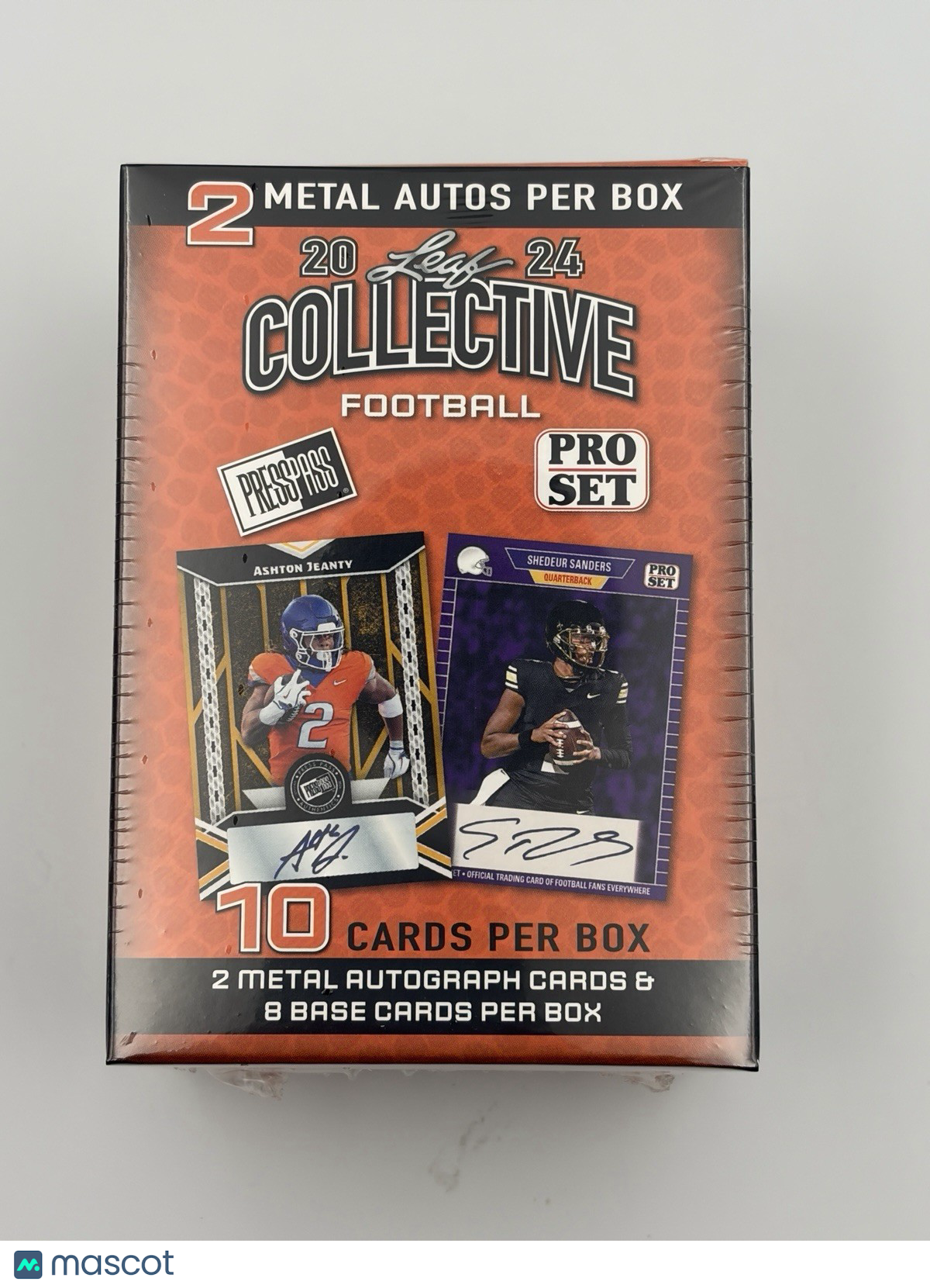 2024 Leaf Collective Football Blaster Box - 2 Autos