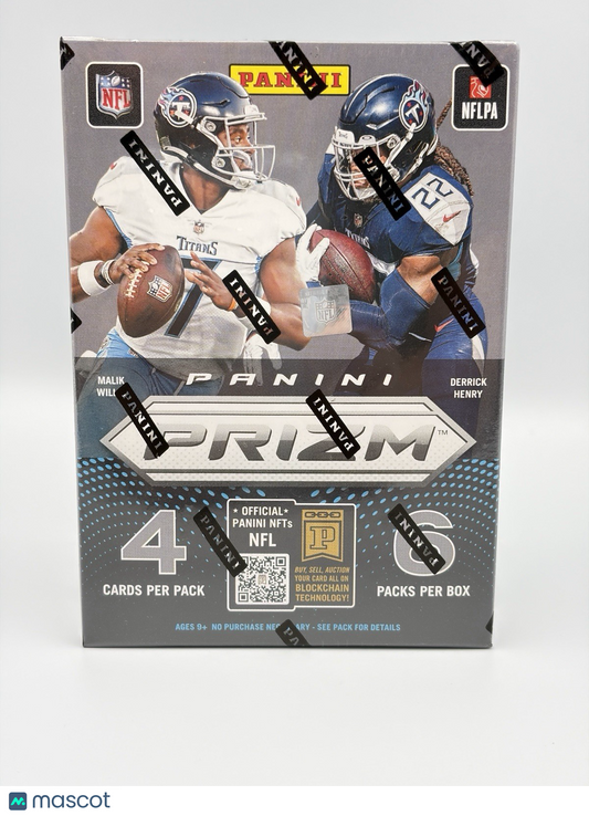 2022 Panini Prizm Football Blaster Box (Exclusive Green & Light Blue Prizm!)
