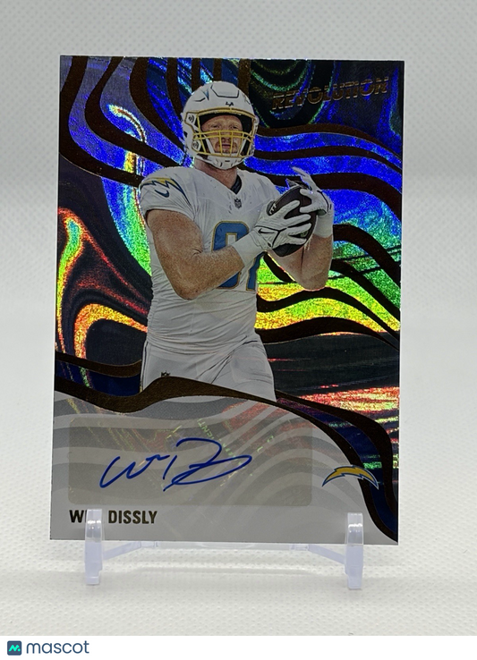 Will Dissly Auto Swirl Parallel - 2025 Revolutions Football - Chargers