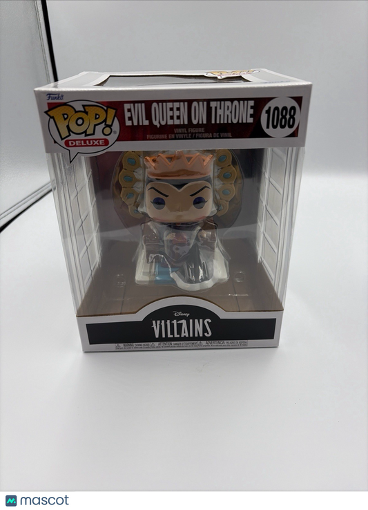 Funko POP! Deluxe Disney Villains EVIL QUEEN on Throne #1088 Vinyl Figure