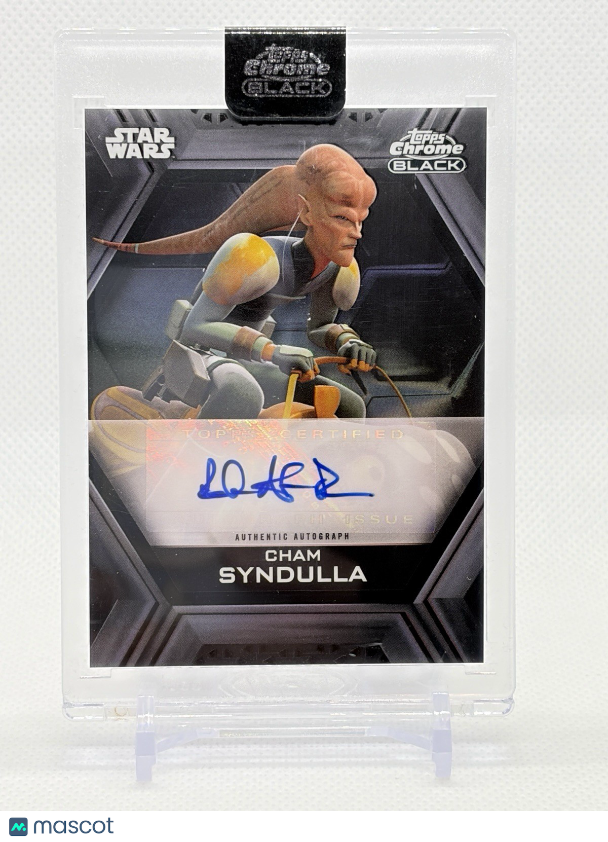 2022 Topps Chrome Black Star Wars Robin Atkin Downes As Cham Syndulla AutoAB-RAD