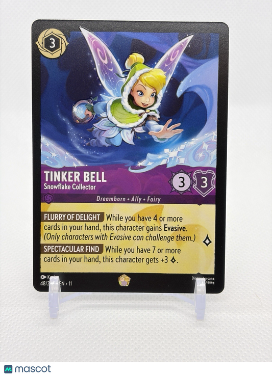 Tinker Bell - Snowflake Collector 48/204 Winterspell Regular Lorcana TCG