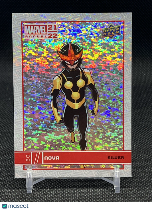 2021-22 Upper Deck Marvel Annual Nova #60 SILVER SPARKLE