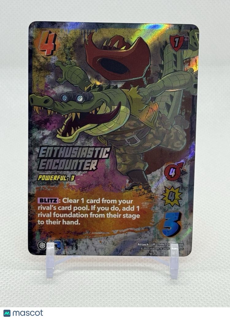 UVS  Enthusiastic Encounter - Foil Teenage Mutant Ninja Turtles Universus