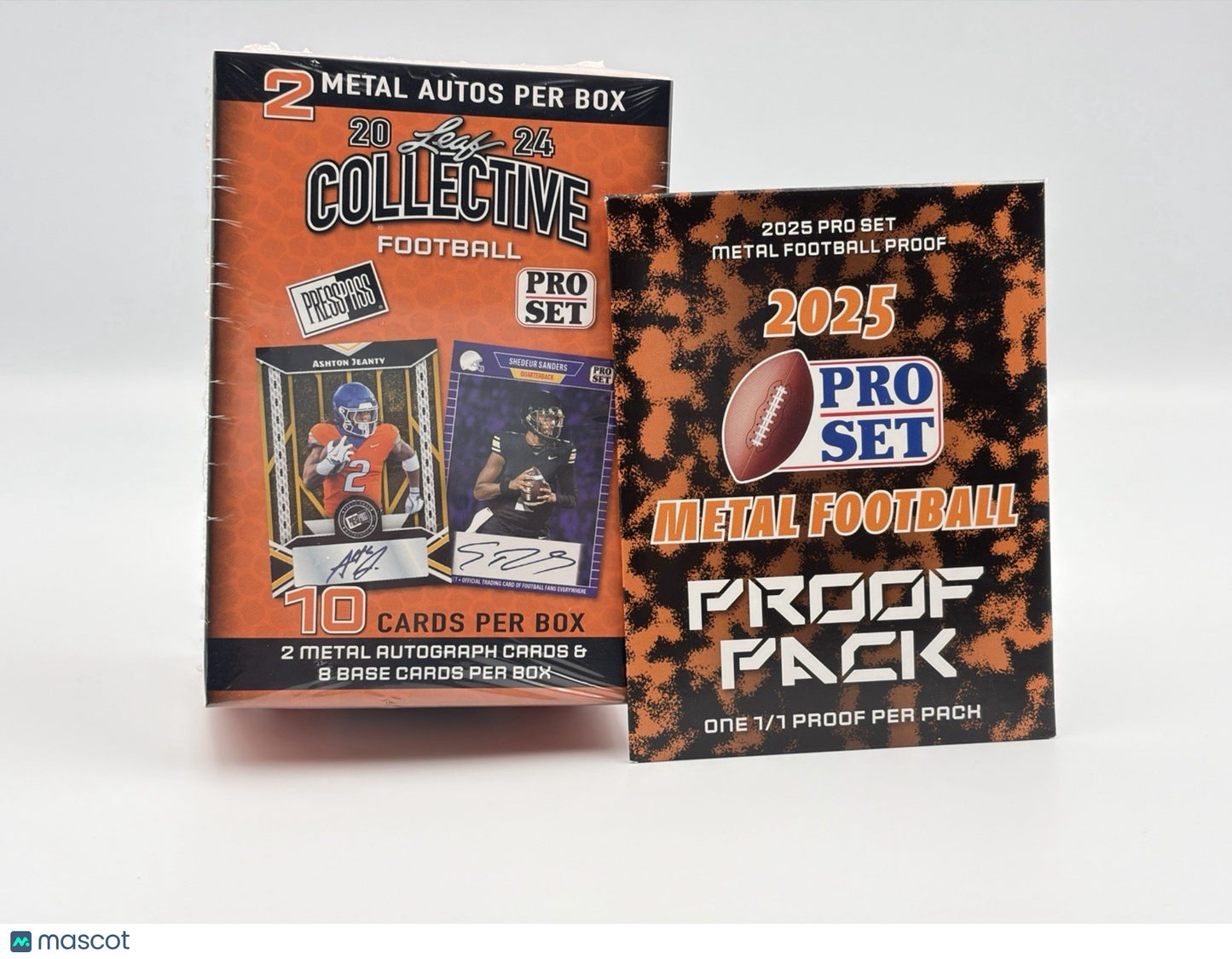 2024 Leaf Collective Football Blaster Box - 2 Autos + Bonus 1/1 Proof Pack