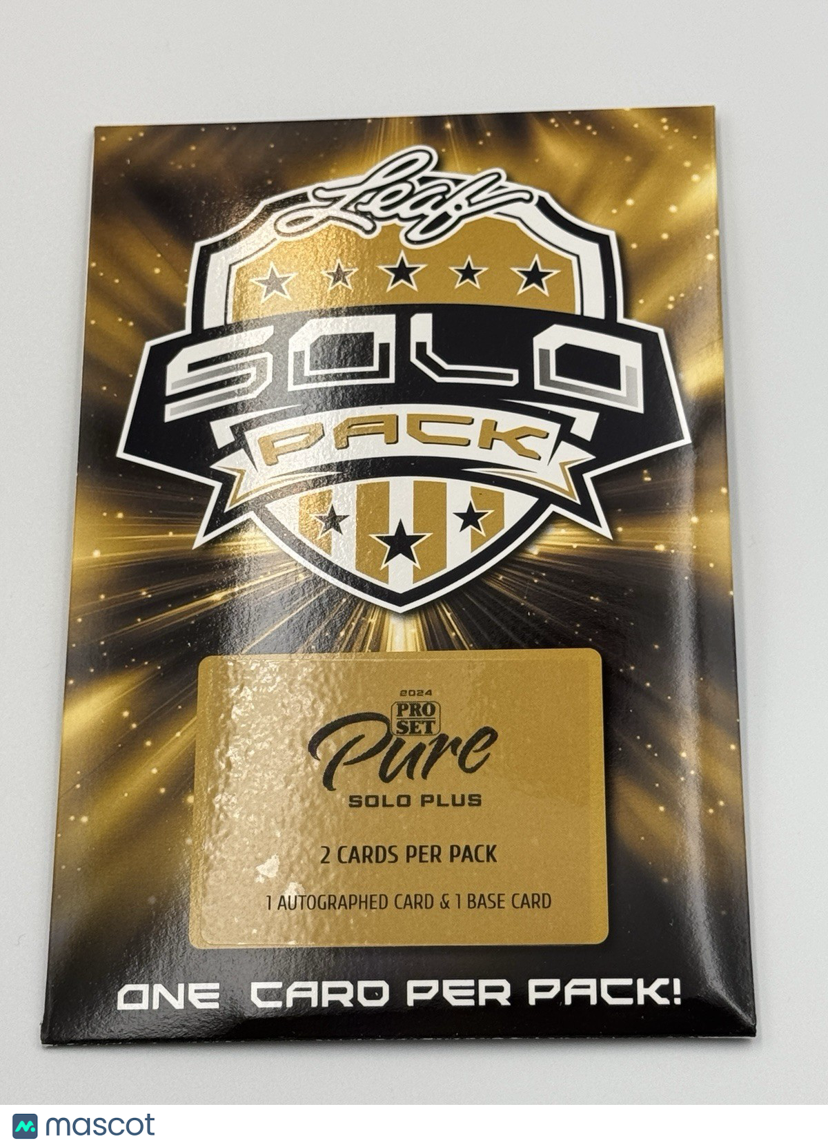 2024 Pro Set Pure Football Solo plus Hobby Pack 1 Auto + 1 base (Lot Of 2)