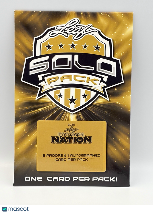 2025 Leaf Football Nation Factory Sealed Solo Pack