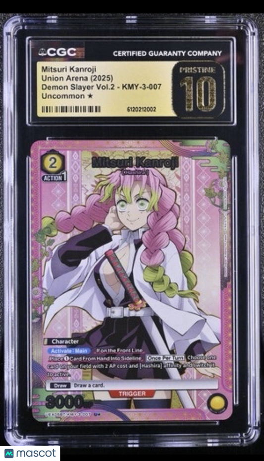 Demon Slayer Vol 2 - Mitsuri Kanroji (U*) - UEX05BT/KMY-3-007 U* CGC Pristine 10