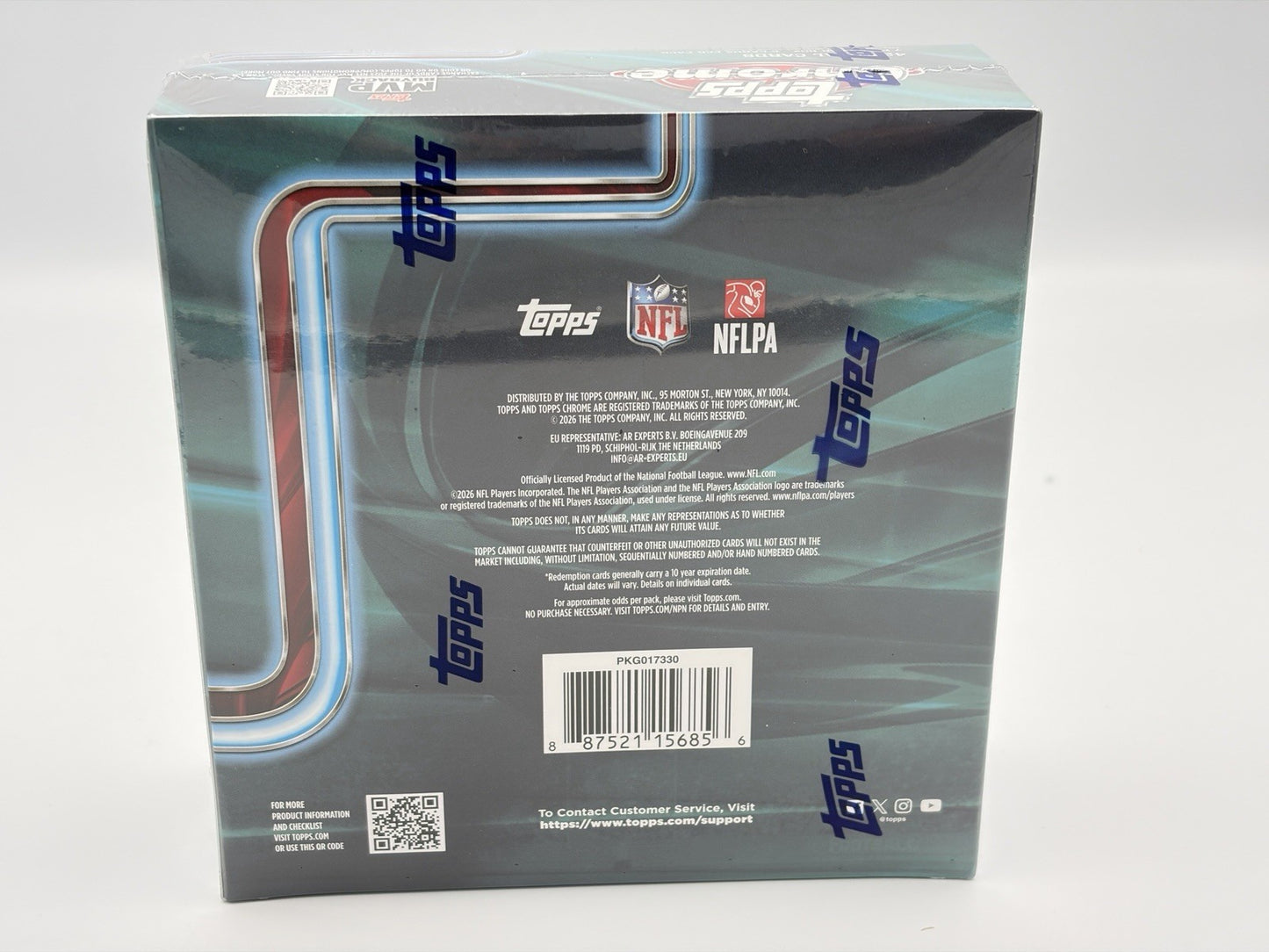 2025 Topps Chrome Football Mega Box Sealed NFL