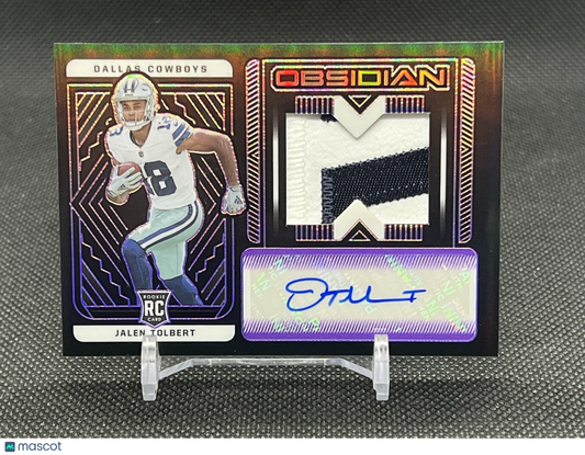 2022 Obsidian Jalen Tolbert FOTL RPA Purple Flood /30 Cowboys