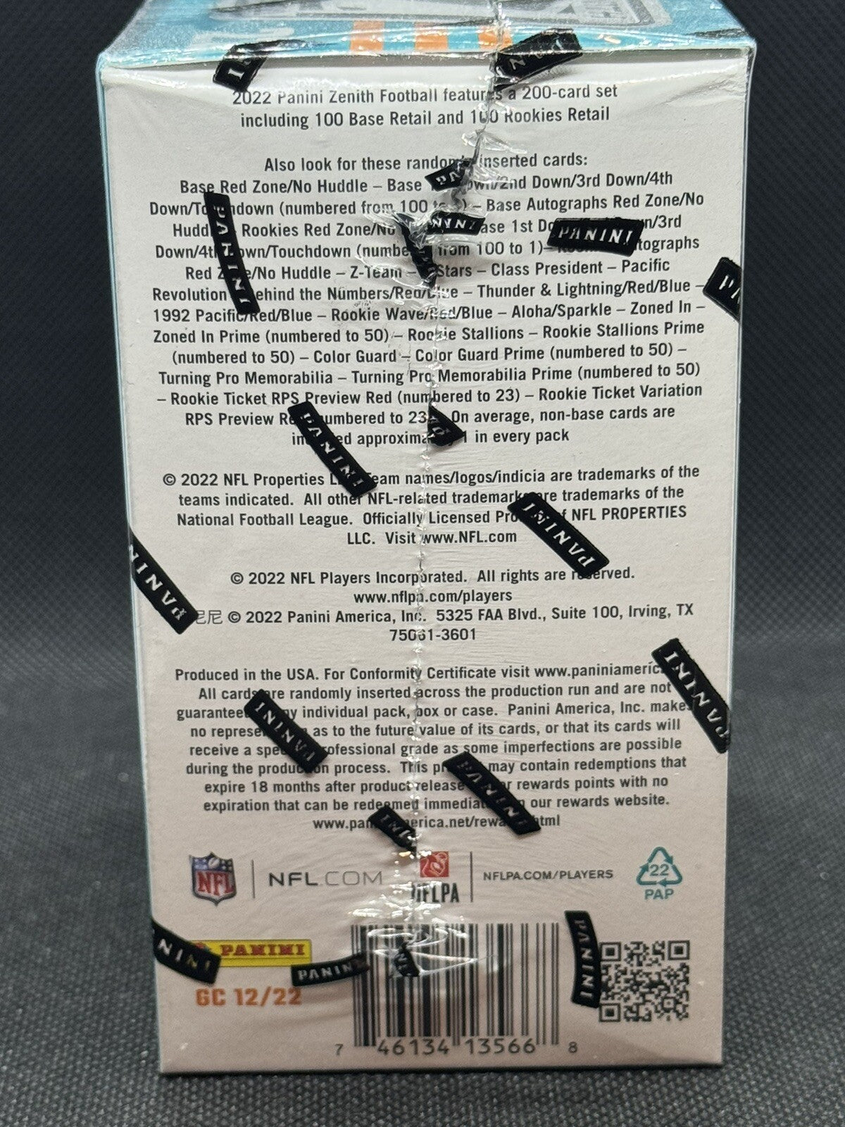 2022 Panini Zenith Football NFL Trading Card Blaster Box - 1 Auto or Memorabilia