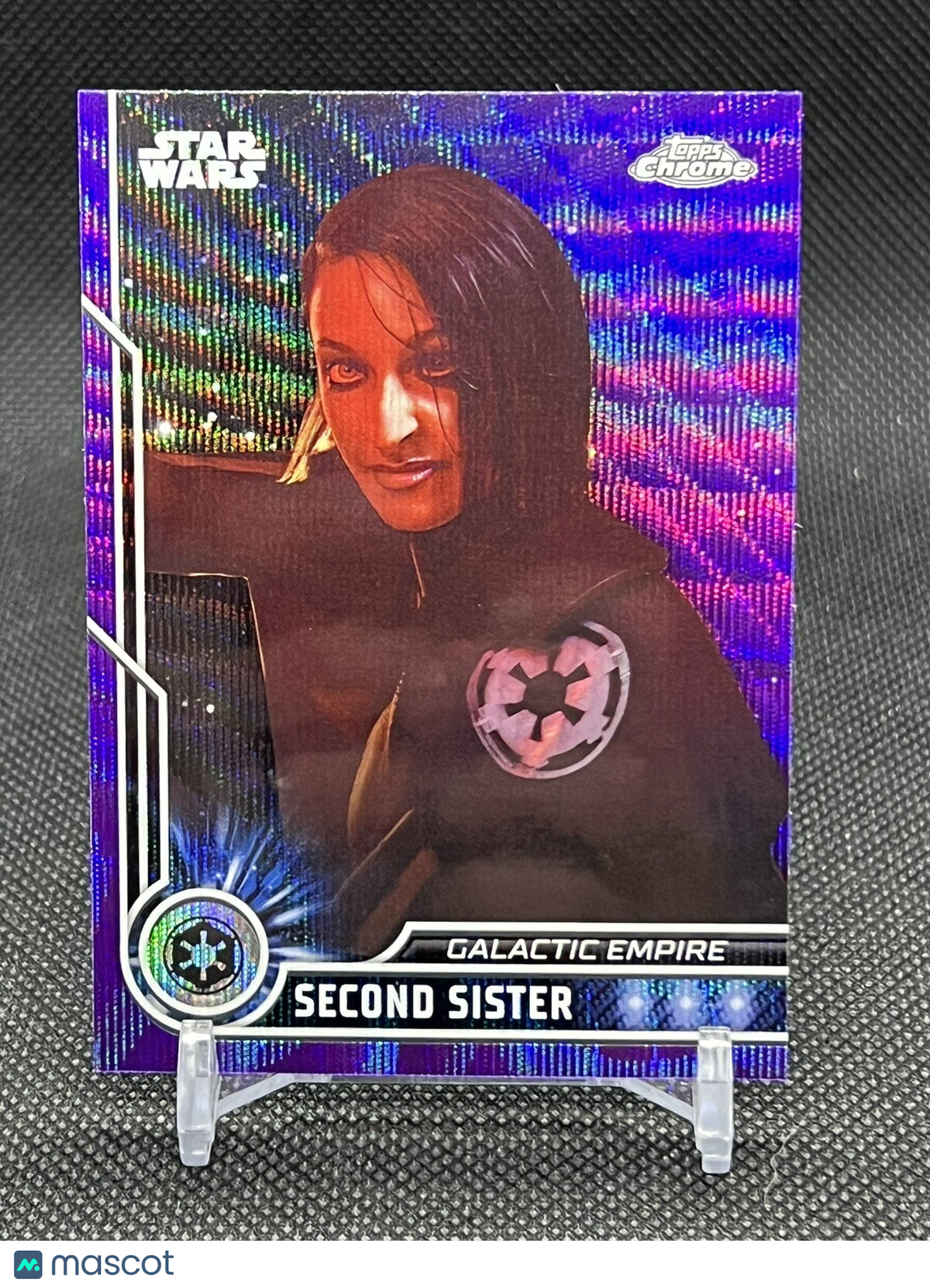 2023 Topps Chrome Star Wars Second Sister Purple Wave Refractor #27