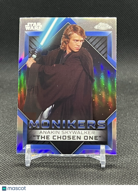 2023 Topps Chrome Star Wars Anakin Skywalker "The Chosen One" Monikers M-13