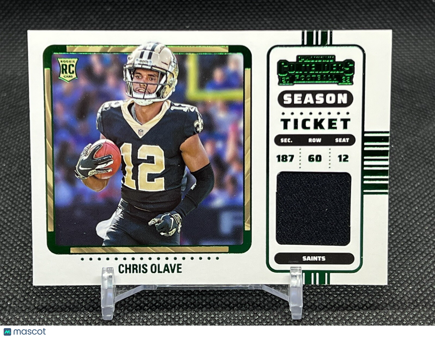 CHRIS OLAVE 2022 Panini Contenders Variation Patch Saints RSV-COL
