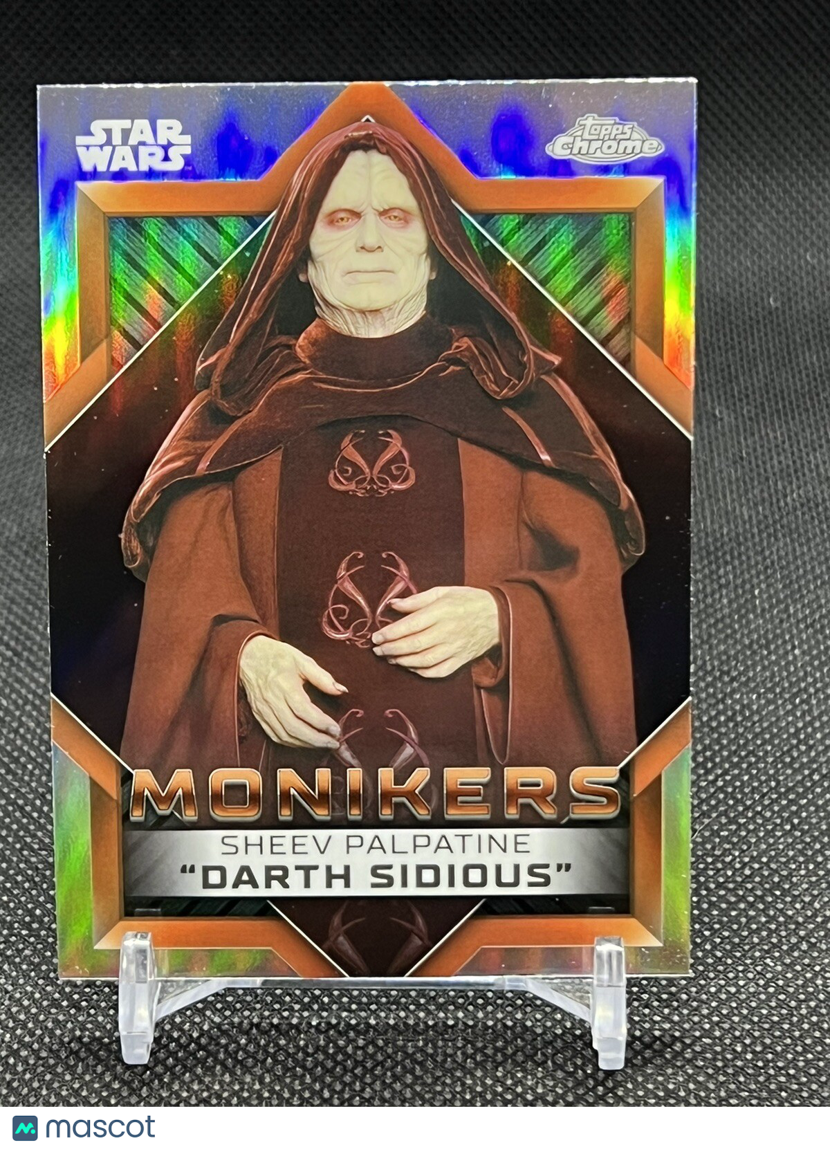 2023 Topps Chrome Star Wars Monikers Insert #M-15 Sheev Palpatine