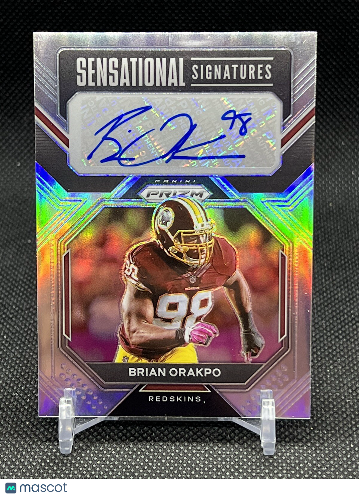 2022 Panini Prizm Brian Orakpo Silver Auto  #SS-BO #/149 Washington Redskins!!