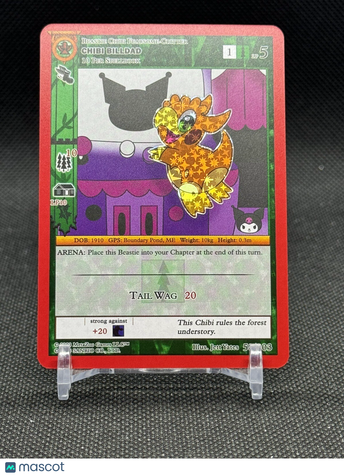 MetaZoo - Kuromi's Cryptid Carnival - CHIBI BILLDAD 58/103 - Reverse Holo