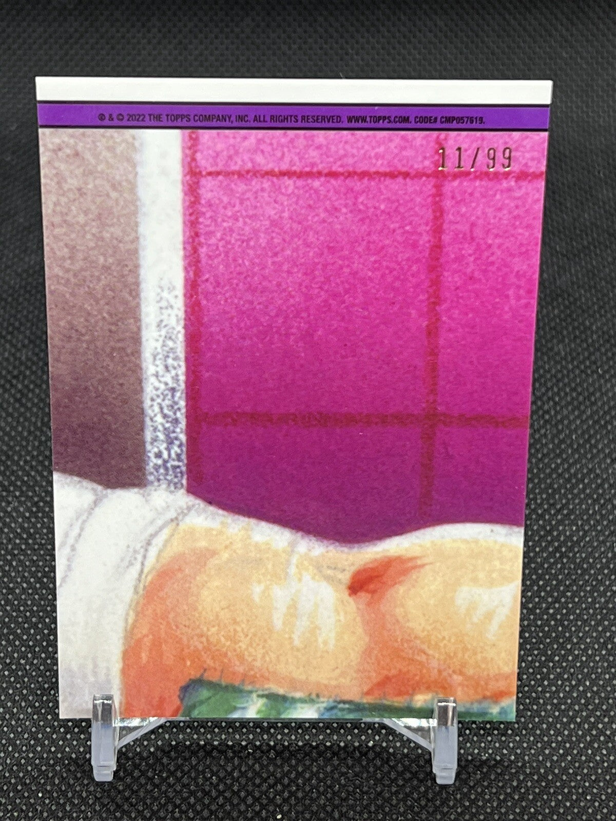 JORDAN Nuts 166b 2022 Topps Chrome Garbage Pail Kids Series 5 Black Wave /99