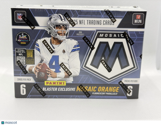 Panini 2025 NFL Mosaic Football Trading Card Blaster Box (Blue box)