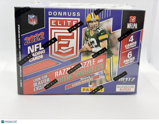 Panini 2022 Donruss Elite Football Blaster Box - 6 Packs
