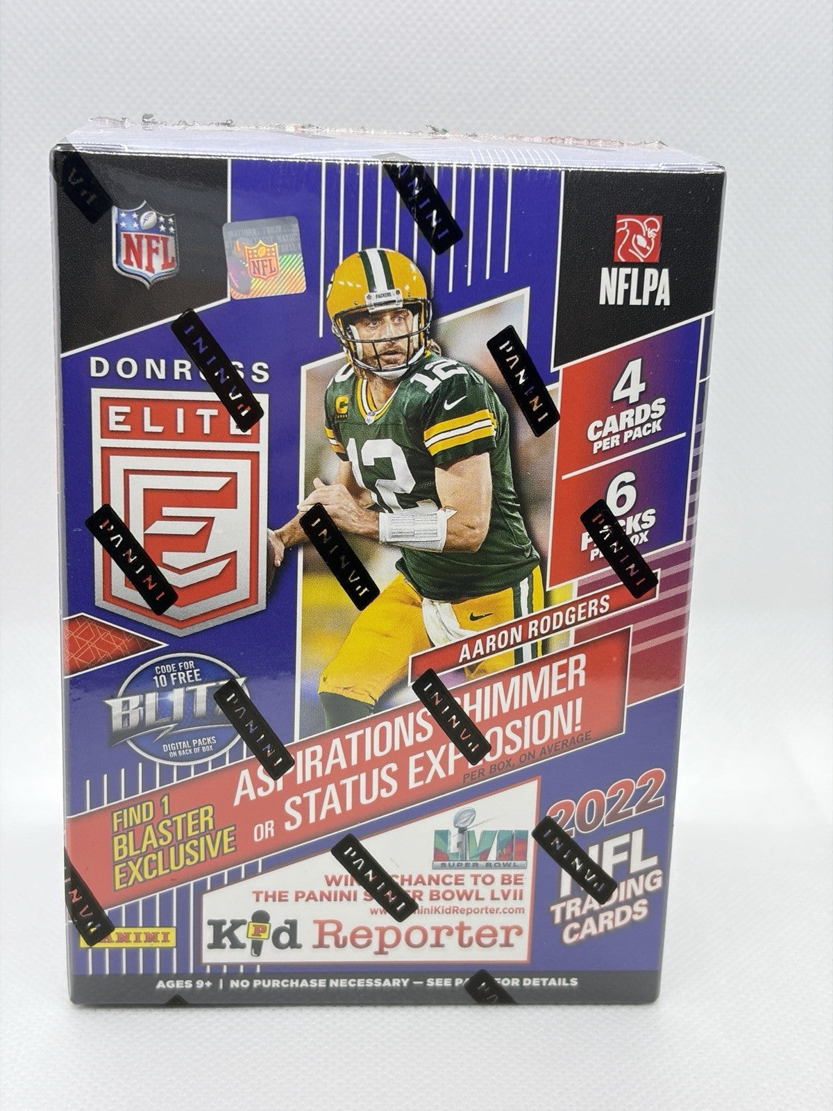 Panini 2022 Donruss Elite Football Blaster Box - 6 Packs