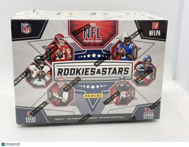 2023 Rookies and Stars Football Sealed Blaster Box