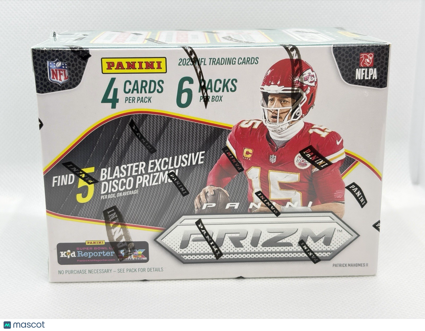 2025 Panini Prizm Football 6-Pack Blaster Box (Disco Prizms)