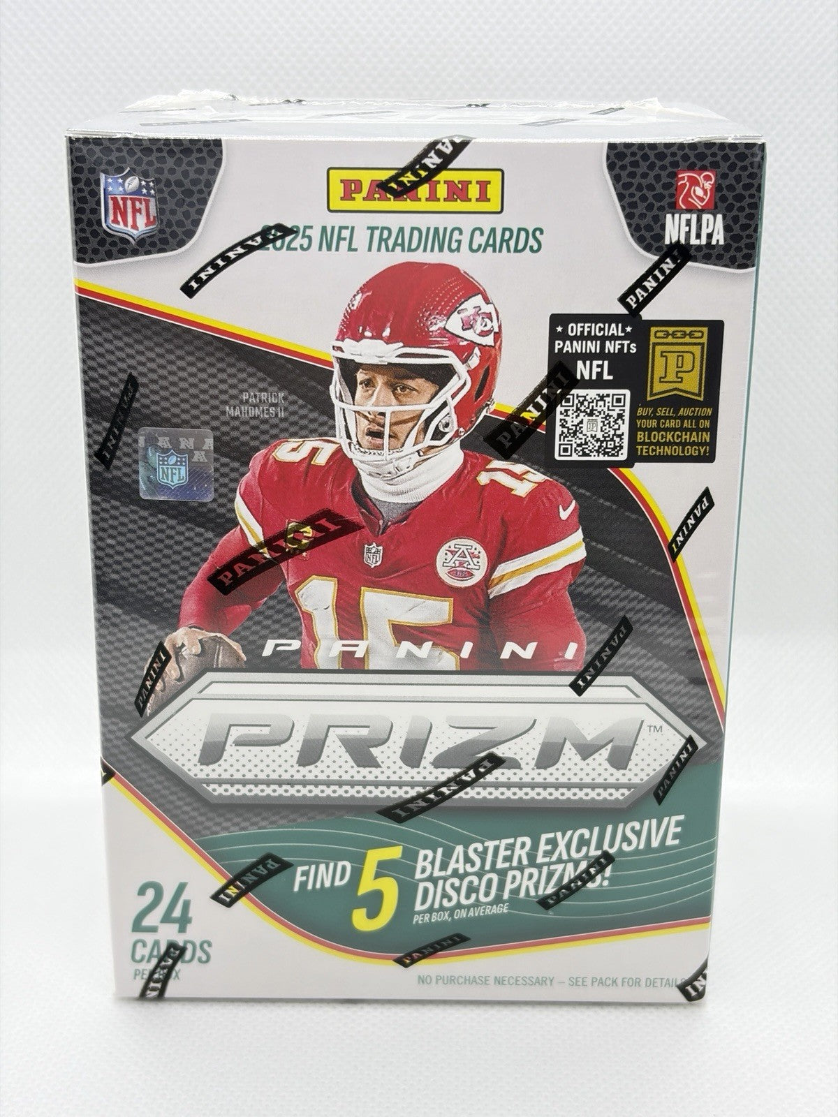 2025 Panini Prizm Football 6-Pack Blaster Box (Disco Prizms)