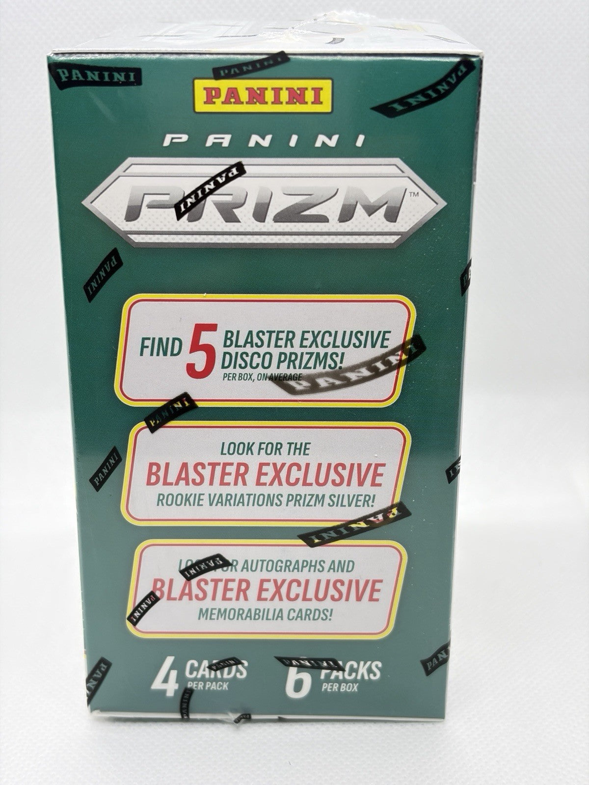 2025 Panini Prizm Football 6-Pack Blaster Box (Disco Prizms)