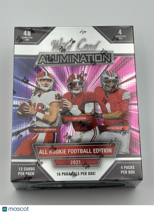 2021 Wild Card Alumination All Rookie Football Edition Hobby Box