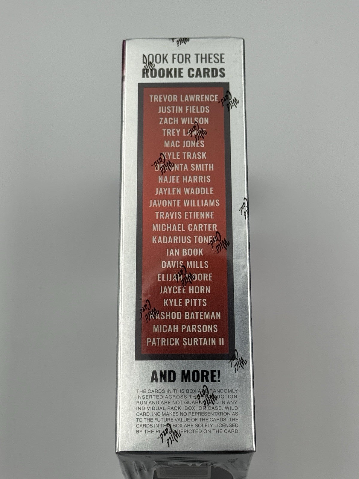 2021 Wild Card Alumination All Rookie Football Edition Hobby Box