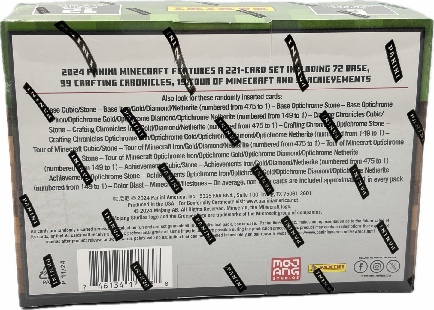 MINECRAFT PANINI TRADING CARDS MEGA BOX 2024