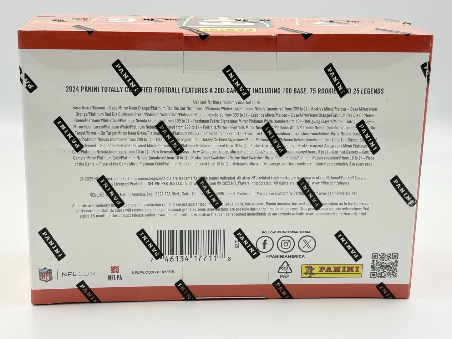 2024 PANINI TOTALLY CERTIFIED FOOTBALL MEGA BOX