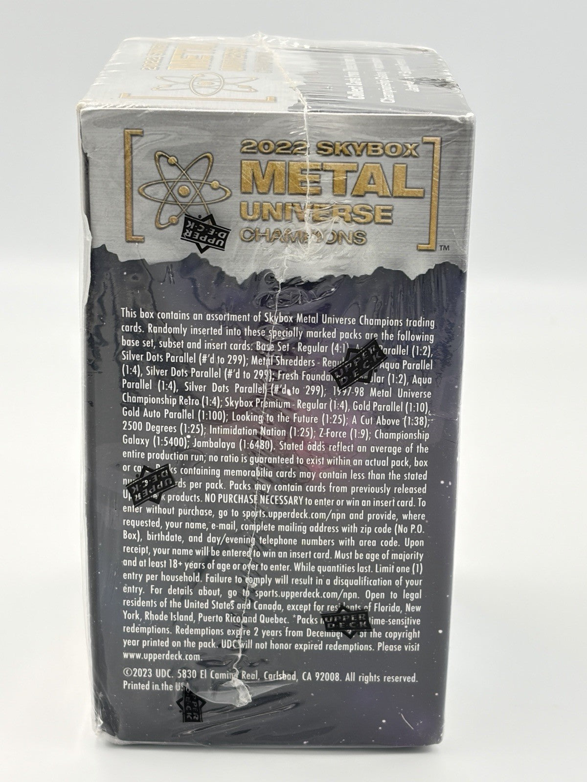 New SkyBox 2022 Metal Universe Champions Blaster Box Sealed