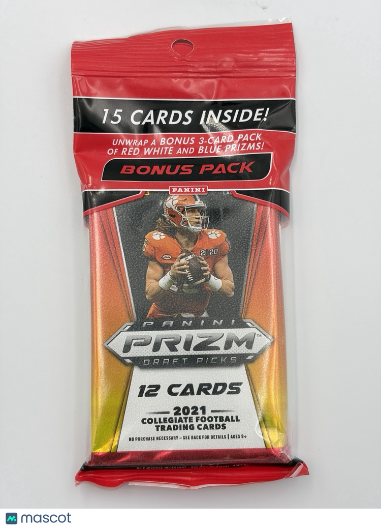 2021 Panini Prizm Draft Picks Collegiate Football Cello Multi Pack - Sealed