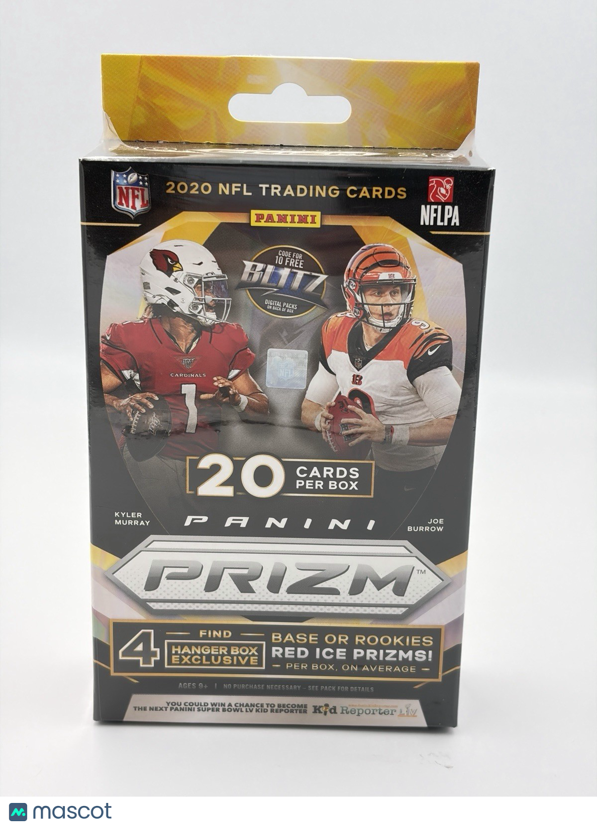 2020 Panini Prizm NFL Football Hanger Box Sealed Red Ice Prizms 20 Cards NEW