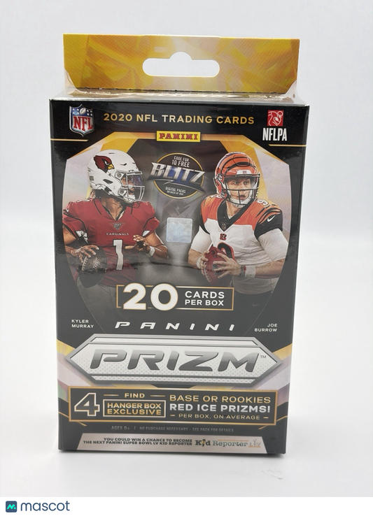 2020 Panini Prizm NFL Football Hanger Box Sealed Red Ice Prizms 20 Cards NEW