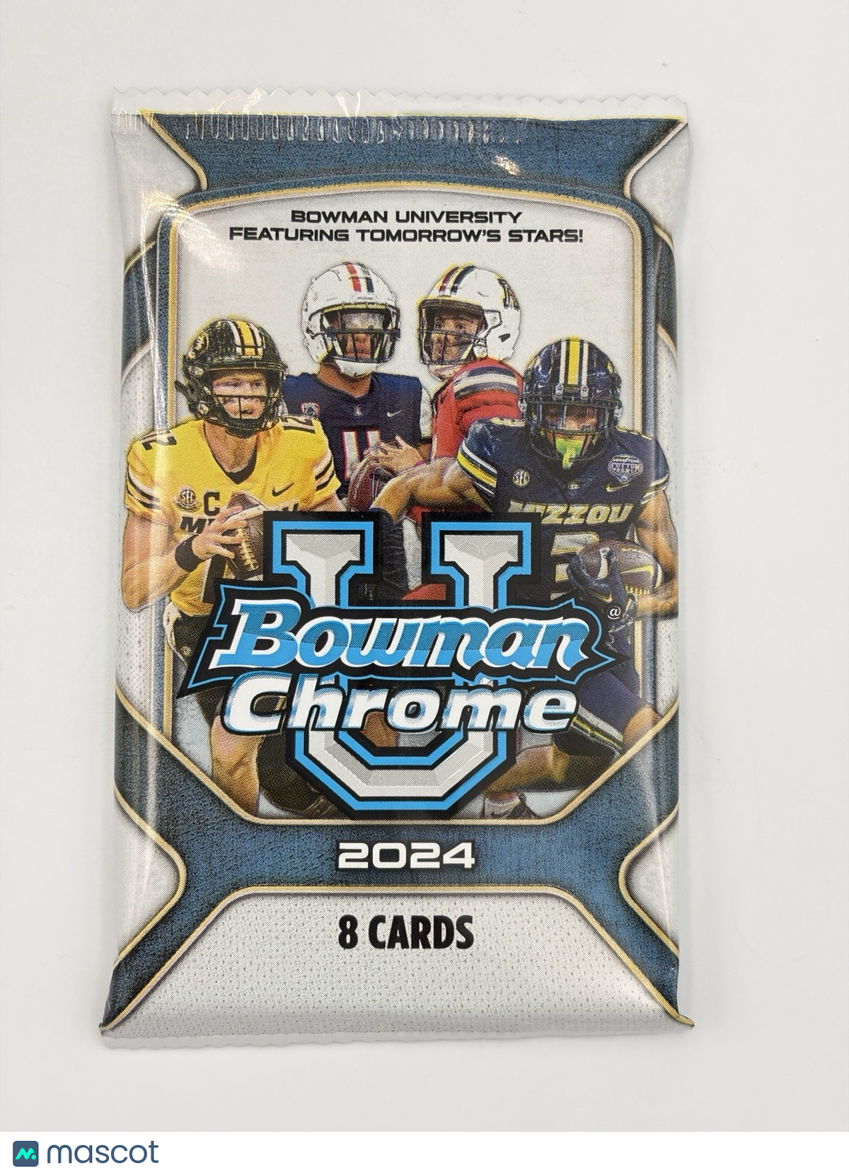 2024 Bowman University Chrome Football Hobby Jumbo Pack
