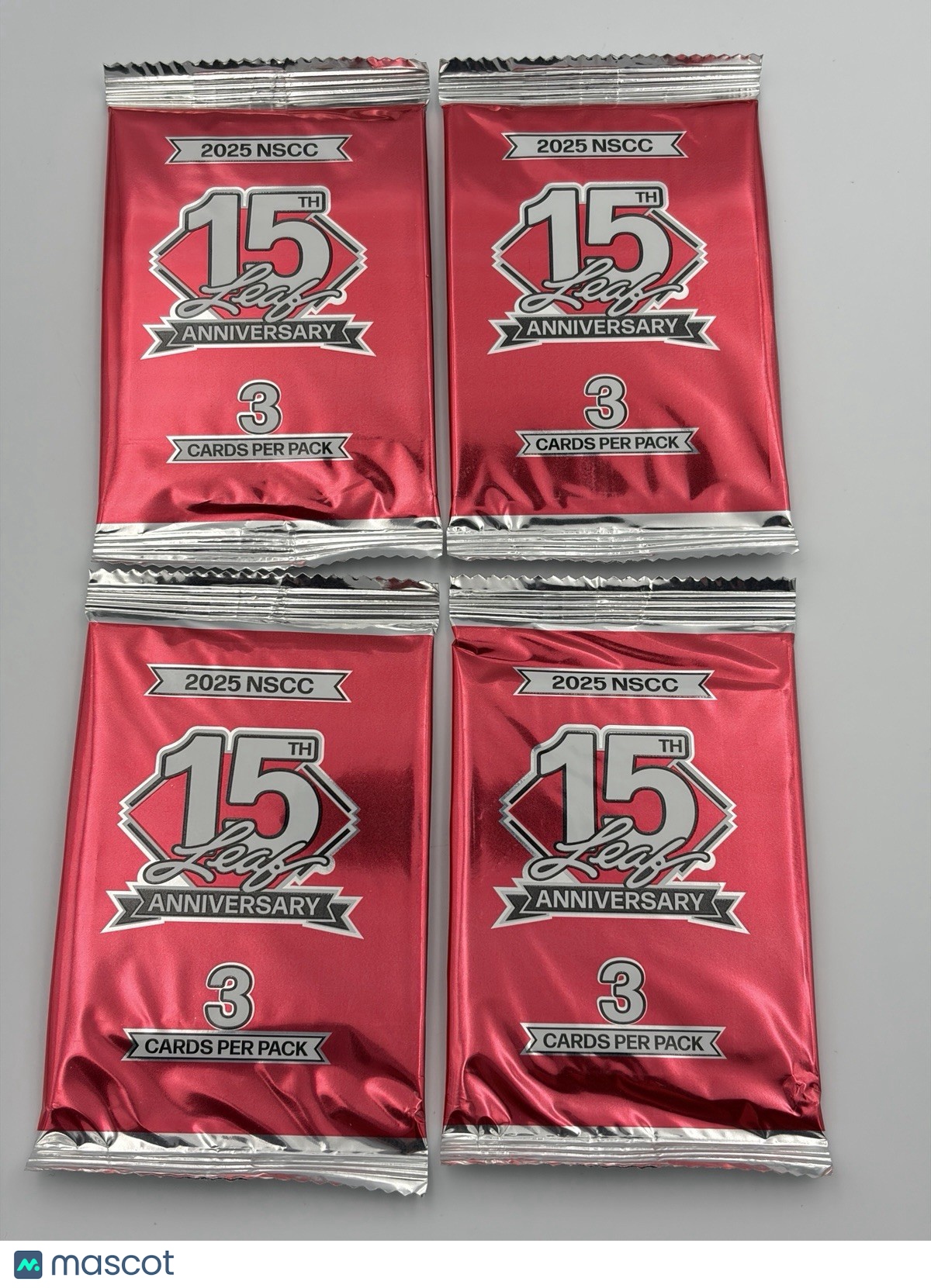 2025 LEAF 15TH ANNIVERSARY MULTI SPORT PROMO PACKS Lot of 4pks