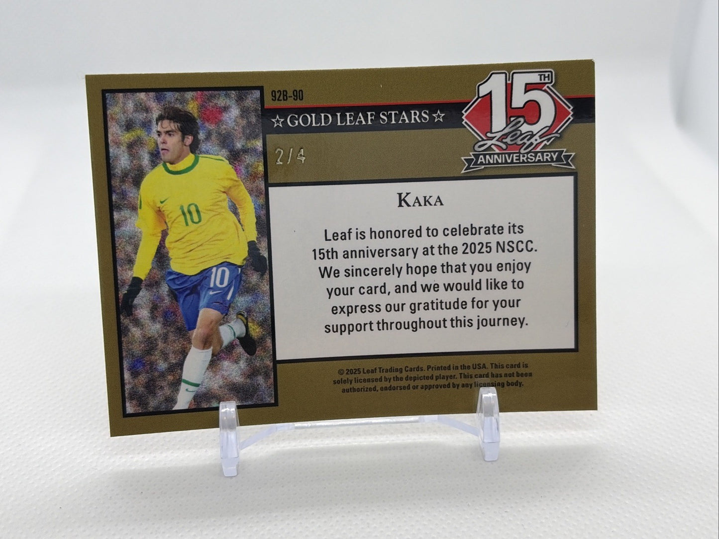 KaKa /4 2025 Leaf NSCC 15th Anniversary Orange Sparkle